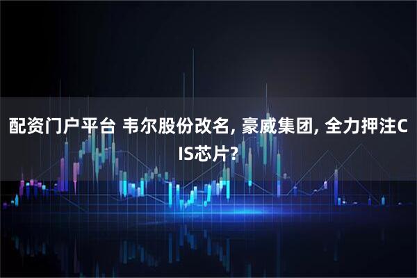 配资门户平台 韦尔股份改名, 豪威集团, 全力押注CIS芯片?